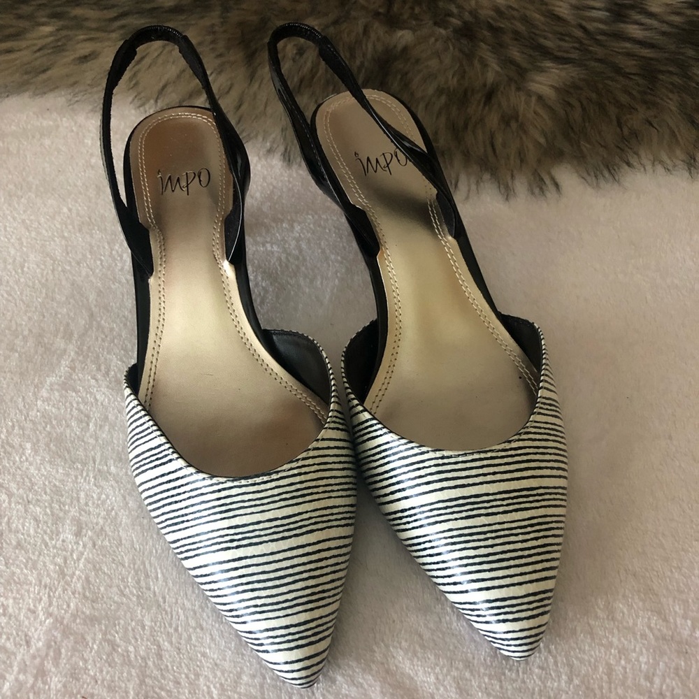 New Impo Womens Evie Pointed Toe SlingBack Sz 9.5M